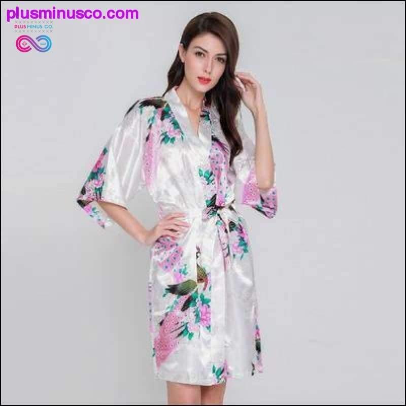 Bride Bridesmaid Wedding Party Robe Sleepwear Print Floral & - plusminusco.com