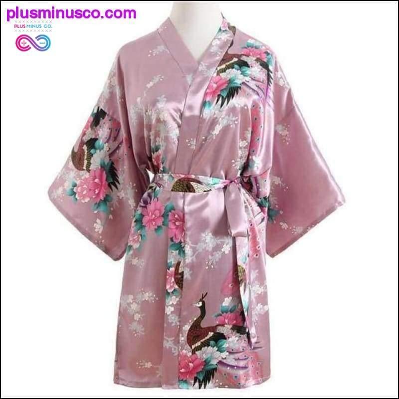 Bride Bridesmaid Wedding Party Robe Sleepwear Print Floral & - plusminusco.com