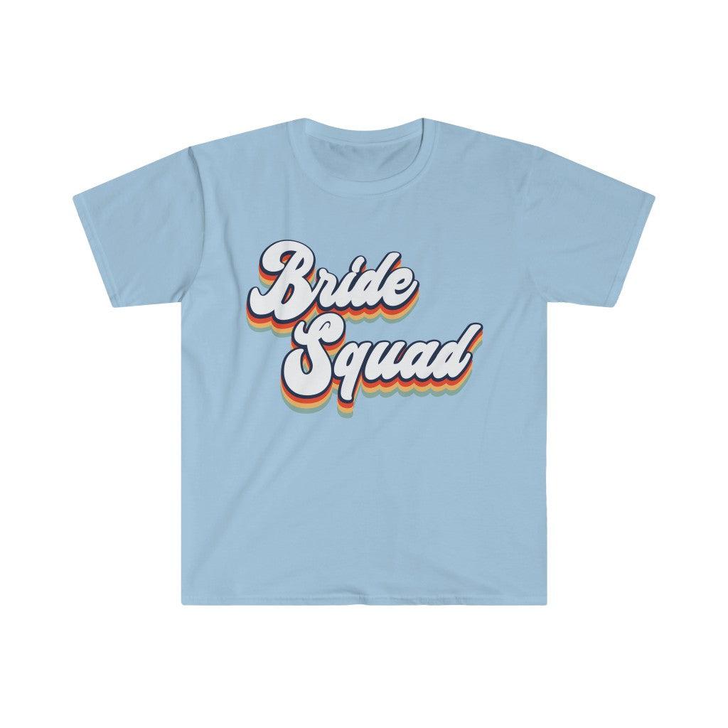 Bride Squad | Retro | Bachelorette Shirts Bride Squad Bridesmaid, Bachelorette Party , Bride, Bridesmaid Gift Wedding Party Gift Bridesmaid - plusminusco.com