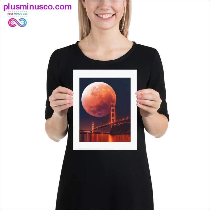 Brooklyn Bridge Sa Super-moon Eclipse Paper Matte poster - plusminusco.com