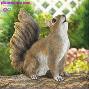 Bushy Tail Squirrel Figurine ll Plusminusco.com - plusminusco.com
