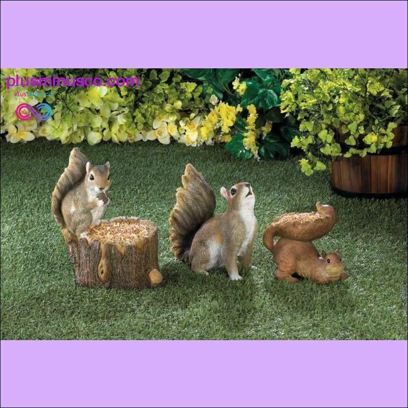 Bushy Tail Squirrel Figurine ll Plusminusco.com - plusminusco.com
