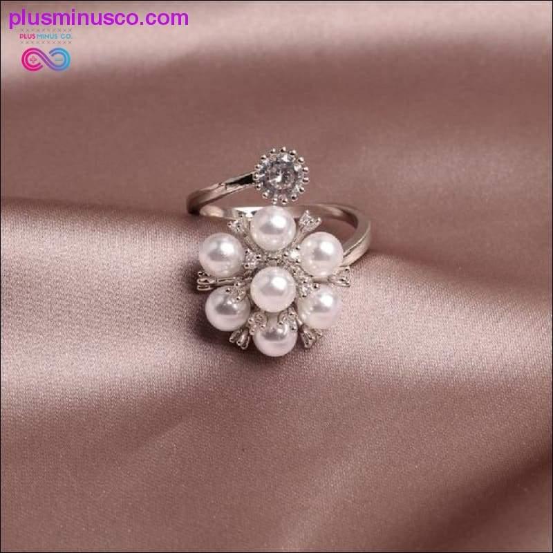 Butterfly Ring Luxury Shiny Cocktail Party Ring for Women, Dainty Adjustable Rings, High Grade Bright Copper Zircon Butterfly Rings, - plusminusco.com