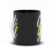 Cali Girl Black Mugs,  West Coast Tee, California Dreaming Tee, California Tshirt, Cali Girl Shirt, Trendy California - plusminusco.com