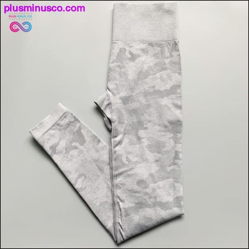Камуфляжные брюки для йоги женские бесшовные леггинсы с защитой от приседаний Soft - plusminusco.com