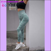 Камуфляжні штани для йоги з високою талією Gym Camo Seamless - plusminusco.com