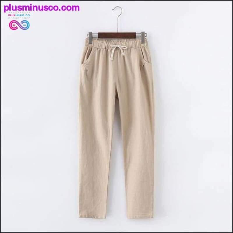 Candy Colors Summer Pants Women Lace Up Pantalon Femme - plusminusco.com