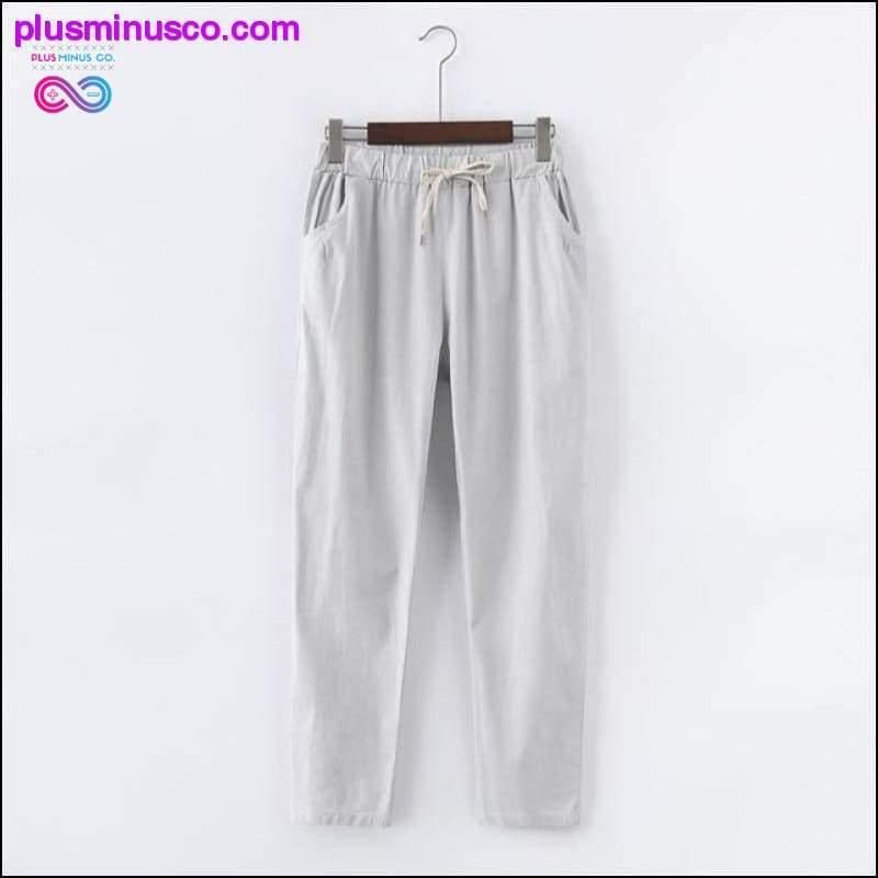 Candy Colors Summer Pants Women Lace Up Pantalon Femme - plusminusco.com