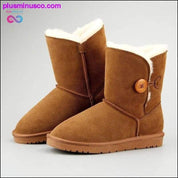 Casual classic warm wear-resistant anti-slip Genuine Leather - plusminusco.com