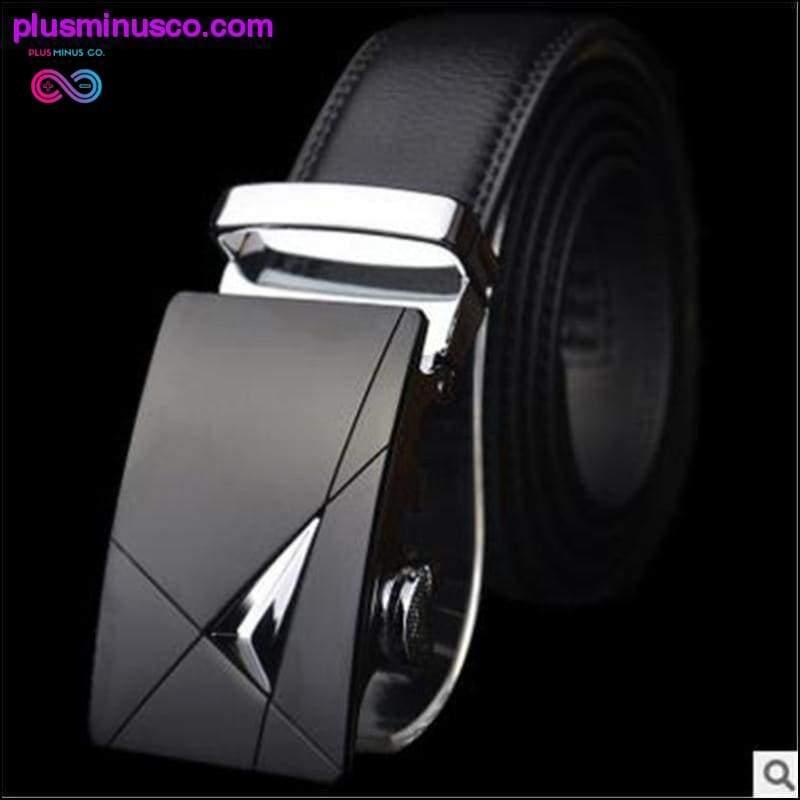 حزام جلد طبيعي كاجوال للرجال حزام جلد البقر - plusminusco.com