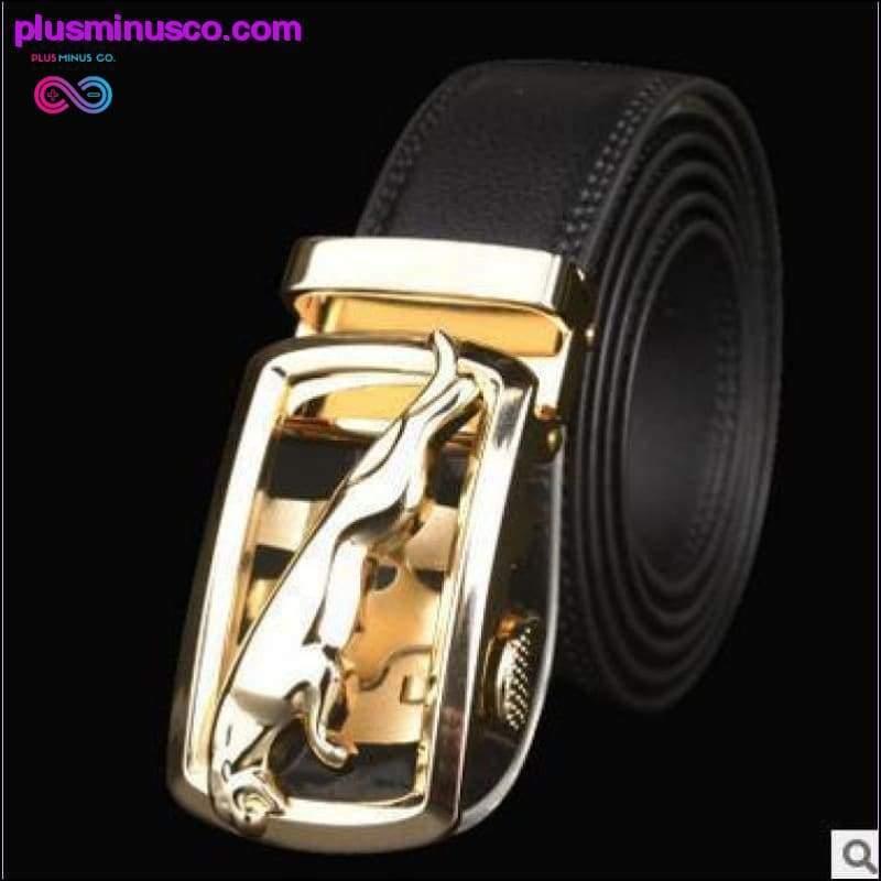 Casual genuine leather belt para sa mga lalaki Cowhide strap - plusminusco.com