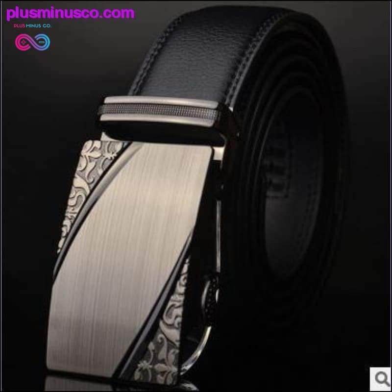 حزام جلد طبيعي كاجوال للرجال حزام جلد البقر - plusminusco.com
