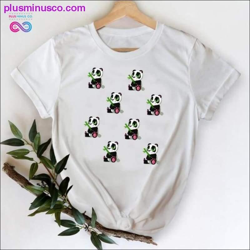 Cat Face Funny Cartoon Girl Printing 90s Spring Summer Top - plusminusco.com