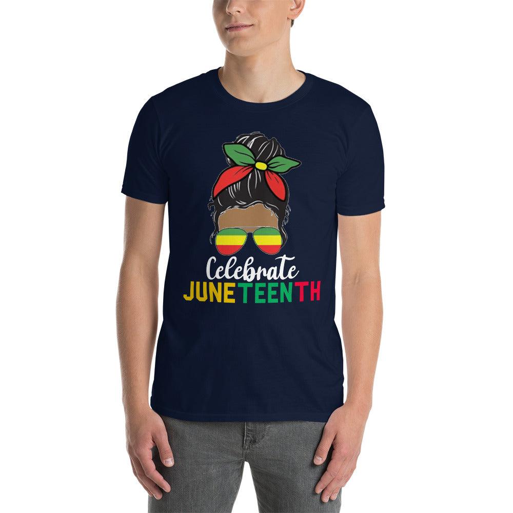 celeberate junteenth pride afro american, T-shirt - plusminusco.com