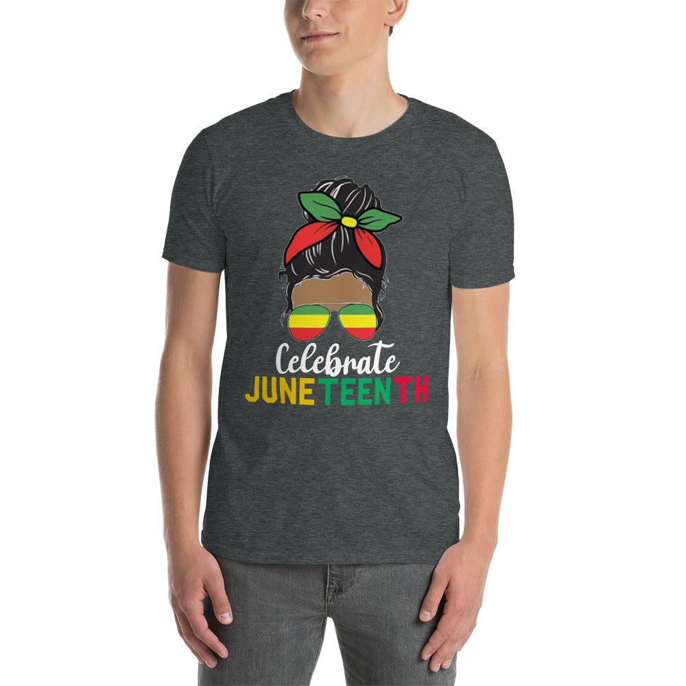 celeberate junteenth pride afro american, T-shirt - plusminusco.com