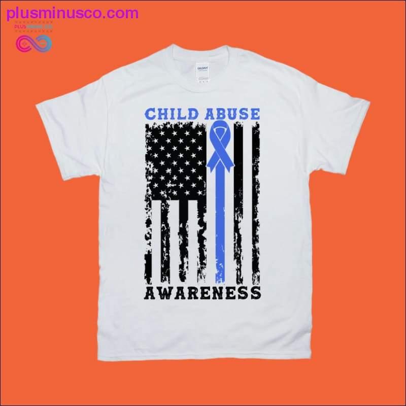 Consapevolezza sugli abusi sui minori | Magliette con bandiera americana - plusminusco.com