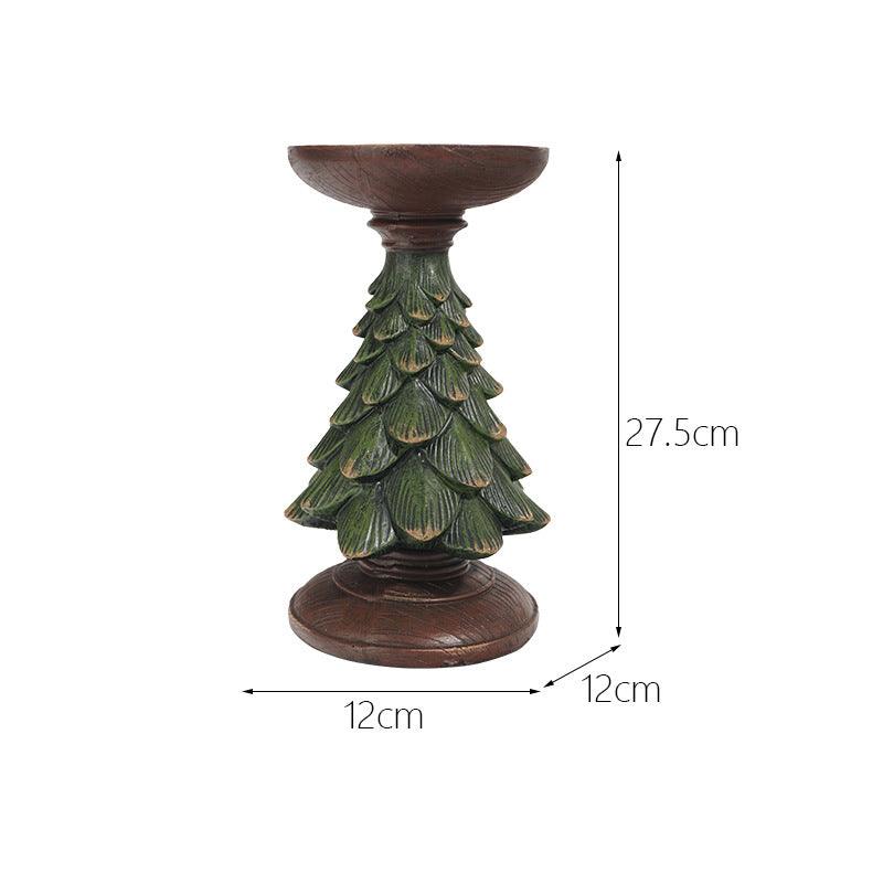 Christmas Atmosphere Decoration Decorations Christmas Tree Candle Stand Home Tabletop Room Decoration Resin Crafts - plusminusco.com
