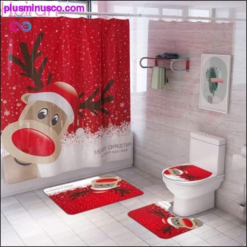 Ziemassvētku rotājumi jūsu vannas istabas aizkariem, paklājiņam un - plusminusco.com