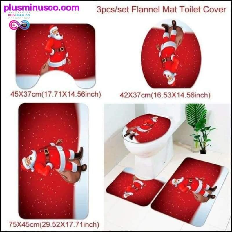 आपके बाथरूम के पर्दे, चटाई और -plusminusco.com के लिए क्रिसमस की सजावट