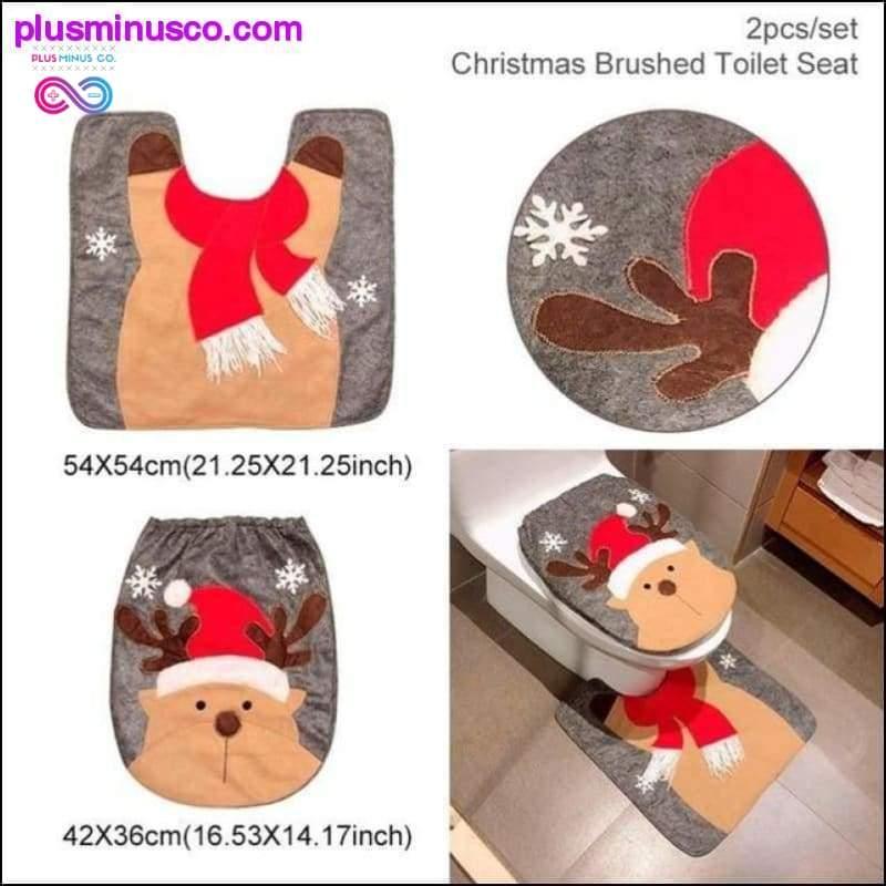 زينة عيد الميلاد لستائر الحمام الخاصة بك، والحصيرة - plusminusco.com