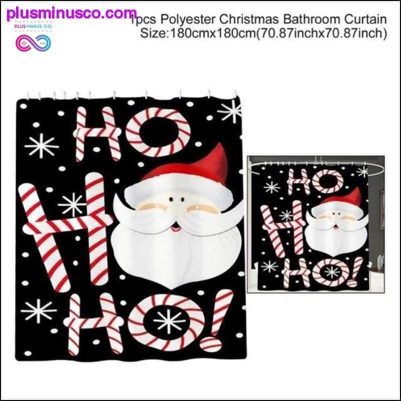 आपके बाथरूम के पर्दे, चटाई और -plusminusco.com के लिए क्रिसमस की सजावट