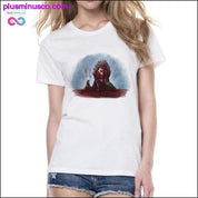 Christmas Deer Design T-Shirt for Women || PlusMinusco.com - plusminusco.com