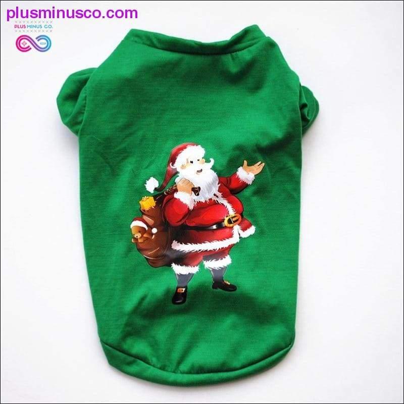 Christmas Dog Clothes Cotton Pet Clothing - plusminusco.com