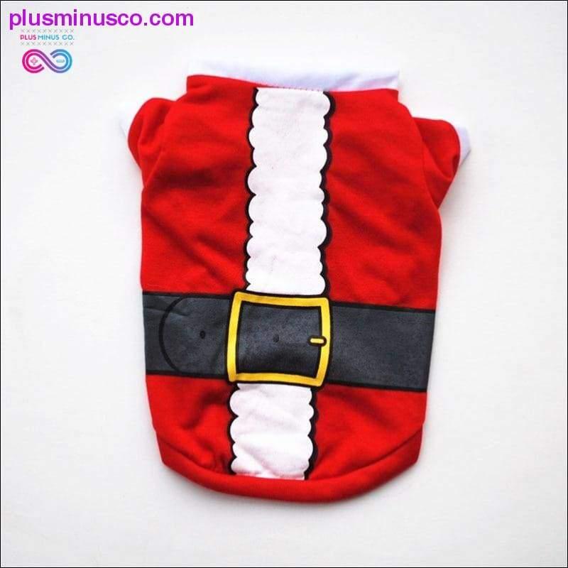 Christmas Dog Clothes Cotton Pet Clothing - plusminusco.com