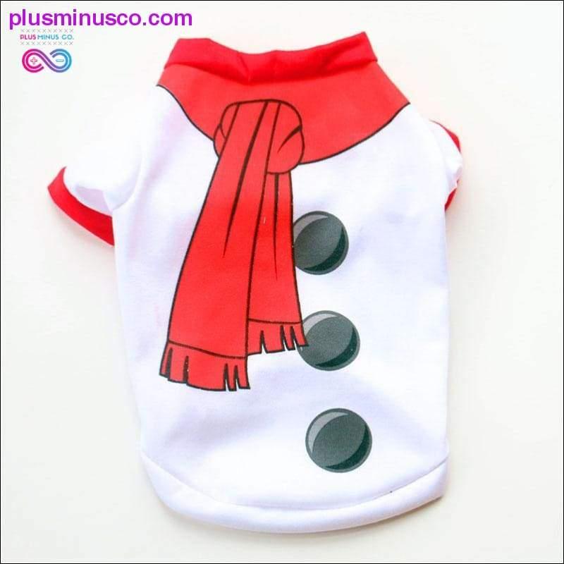 Christmas Dog Clothes Cotton Pet Clothing - plusminusco.com