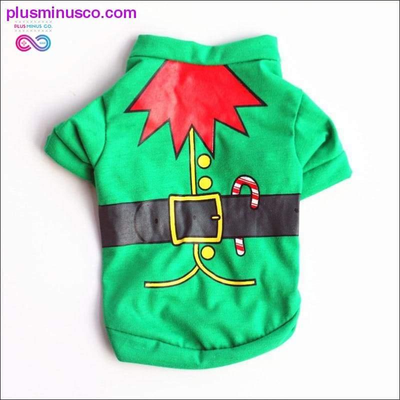 Vánoční oblečení pro psy Bavlněné oblečení pro mazlíčky - plusminusco.com