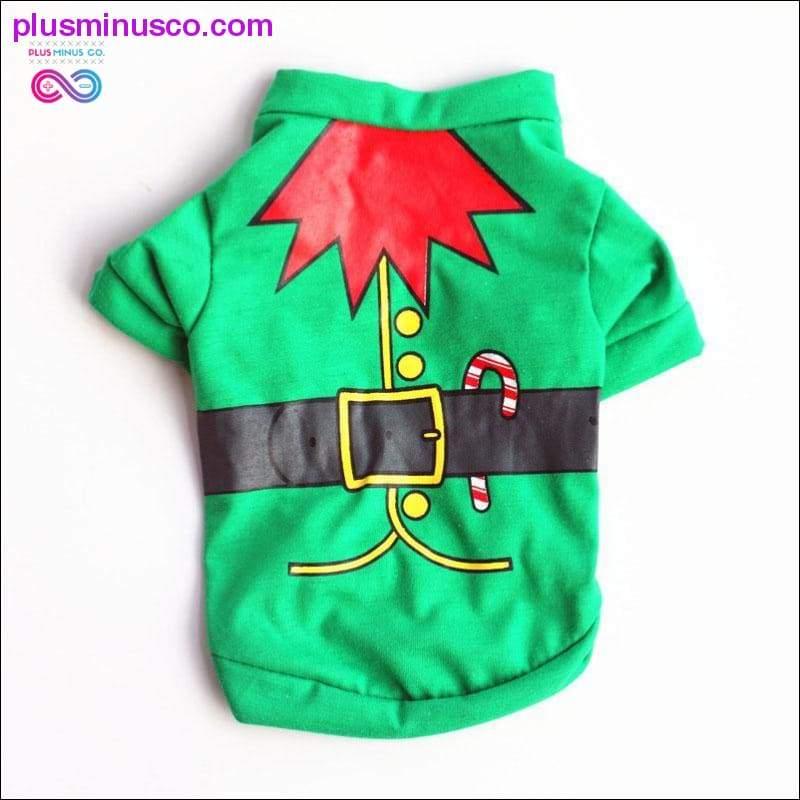 Christmas Dog Clothes Cotton Pet Clothing - plusminusco.com