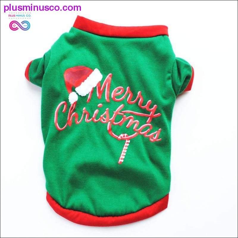 Christmas Dog Clothes Cotton Pet Clothing - plusminusco.com