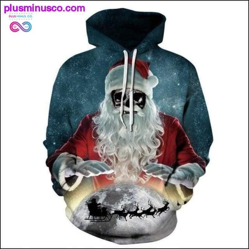 Christmas hoodies pirate casual loose long sleeve Men Woman - plusminusco.com