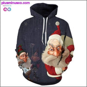 Weihnachts-Kapuzenpullover mit Piratenmotiv, lässig, locker, langärmelig, für Herren und Damen – plusminusco.com