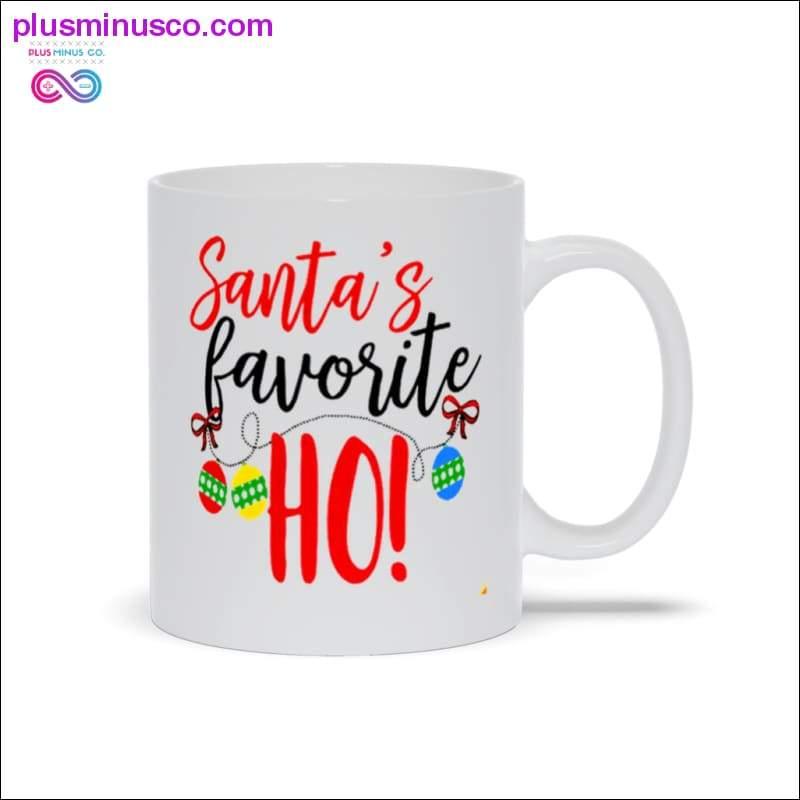 Christmas Mug, Santa's Favorite Ho! Mugs Mugs - plusminusco.com