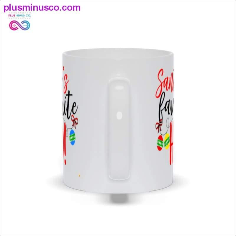 Christmas Mug, Santa's Favorite Ho! Mugs Mugs - plusminusco.com