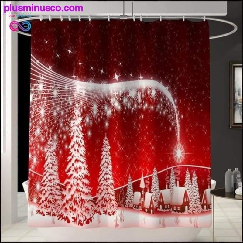 Jõulumustriga kardina tualettruumi kate libisemiskindel vaip Avaleht – plusminusco.com