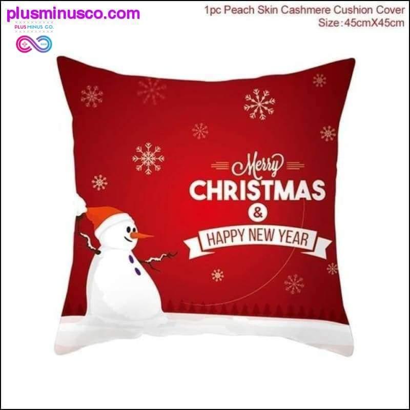 غطاء وسادة عيد الميلاد لديكور المنزل في PlusMinusCo.com - plusminusco.com