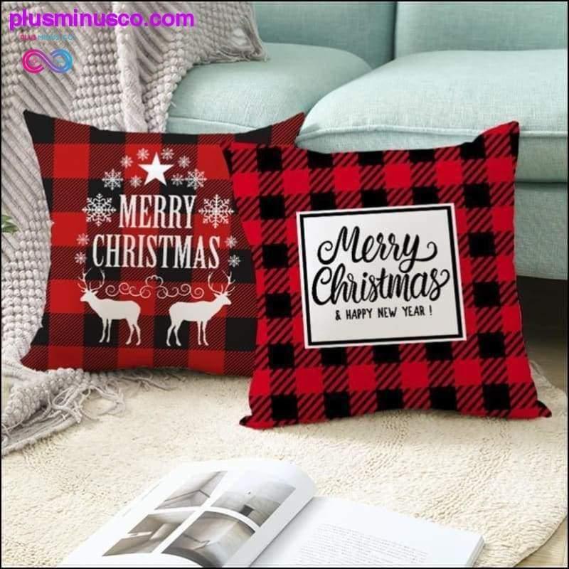 Božićne jastučnice Sretan božićni dekor za dom Noel, božićne jastučnice, božićni ukrasi, božićni ukrasi, božićni poklon - plusminusco.com