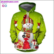 Christmas snowman printing Women Santa Claus Christmas - plusminusco.com