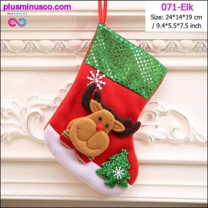 Χριστουγεννιάτικες διακοσμήσεις κάλτσες στο PlusMinusCo.com - plusminusco.com