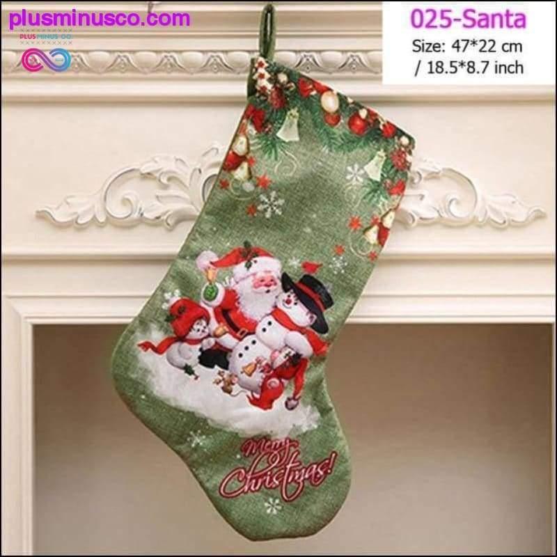 Χριστουγεννιάτικες διακοσμήσεις κάλτσες στο PlusMinusCo.com - plusminusco.com