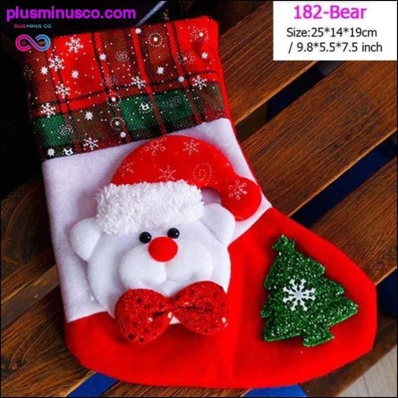 PlusMinusCo.com पर क्रिसमस सॉक सजावट -plusminusco.com