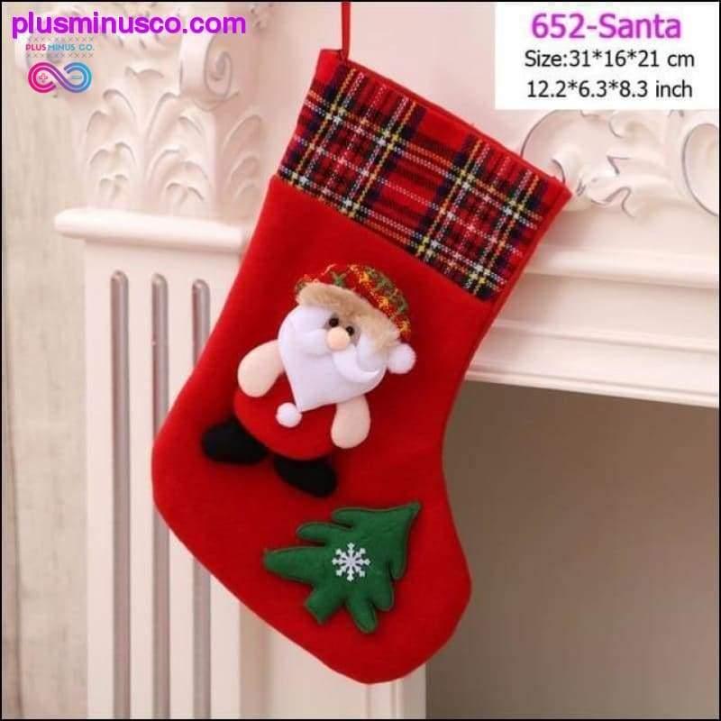 PlusMinusCo.com のクリスマス靴下デコレーション - plusminusco.com