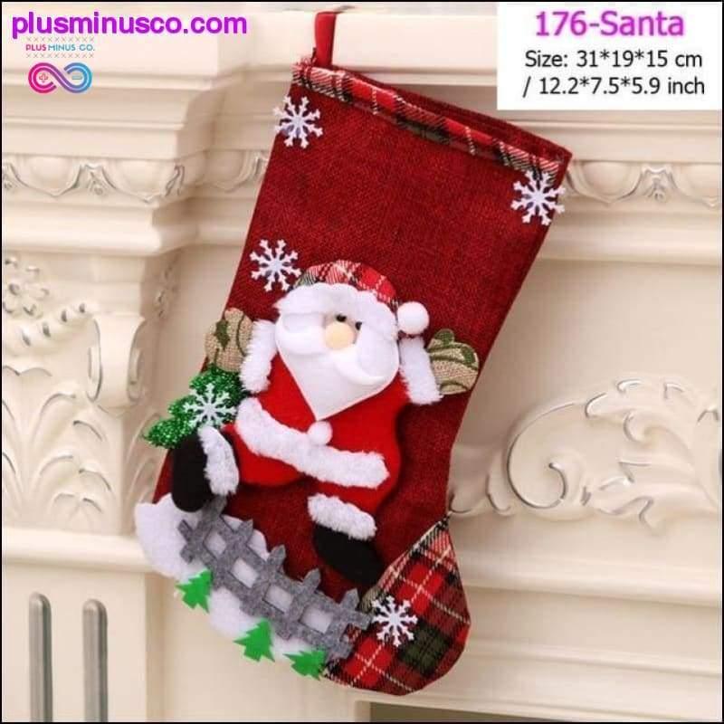 Різдвяні шкарпеткові прикраси на PlusMinusCo.com - plusminusco.com