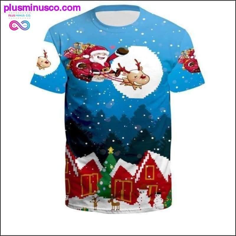 Vánoční tričko Dámské tričko Tričko větší velikosti Dámské - plusminusco.com