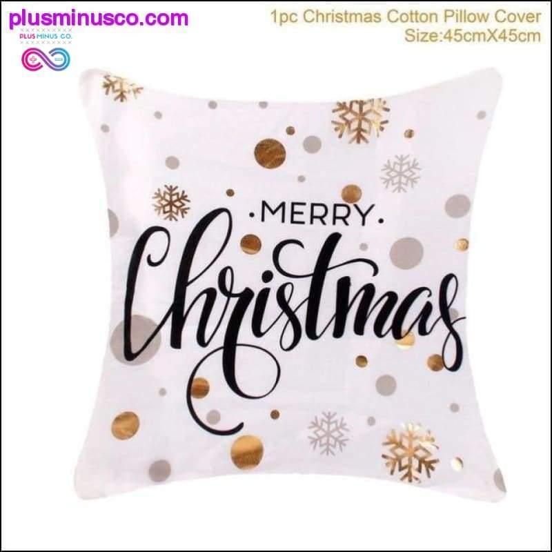 Fundas de cojines con temática navideña para decoración del hogar en - plusminusco.com