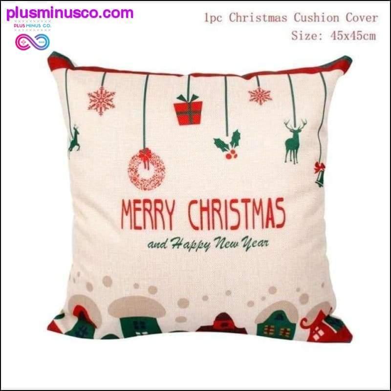 أغطية وسائد تحت عنوان عيد الميلاد لديكور المنزل على - plusminusco.com
