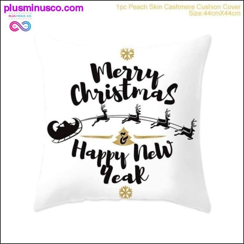 Ev Dekorasyonu için Noel Temalı Yastık Kılıfları - plusminusco.com