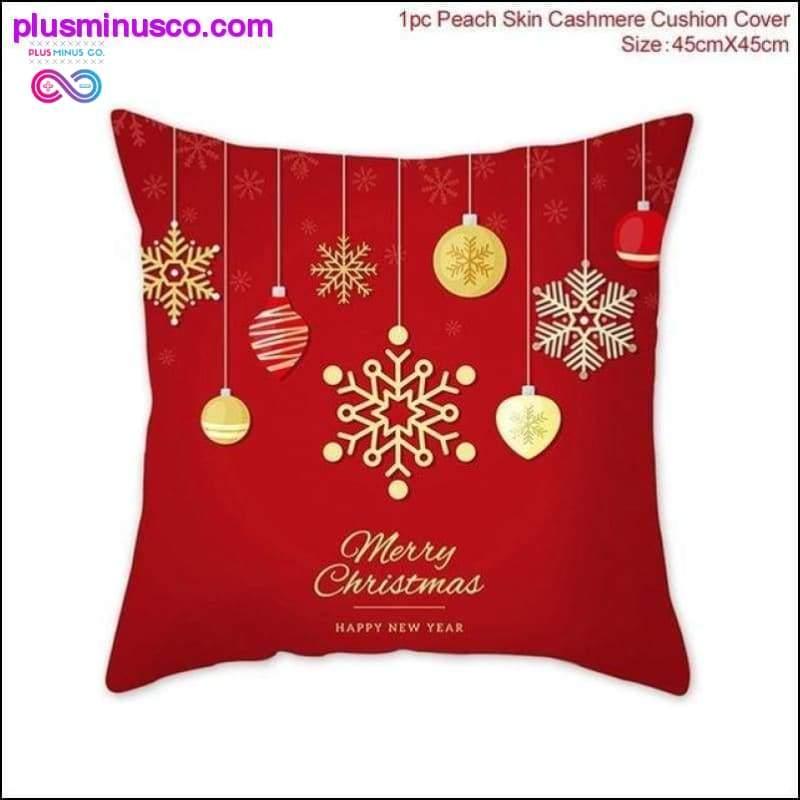 Karácsonyi témájú párnahuzatok otthoni dekorációhoz a - plusminusco.com oldalon